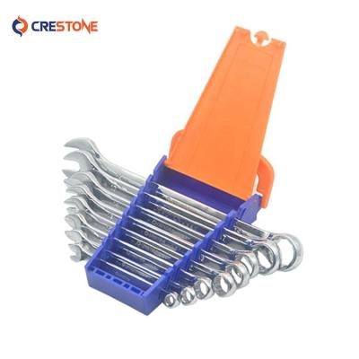 China High Quality Socket Carbon Steel CCRV Crestone Combination 14PCS Universal Wrench Set for sale