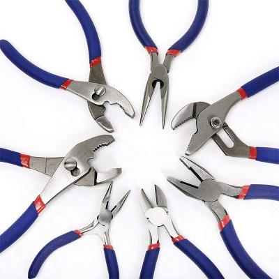 China 7 Pieces Crestone China Needle Set High Quality Hand Tool Long Needle Pointed Nose Pliers Cut For Sale for sale