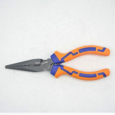 China Crestone 20.5Cm Tpr OEM 8Inch Smooth And Imperial Straight Sharp Wire Cutters Cutting Long Pliers Tools for sale