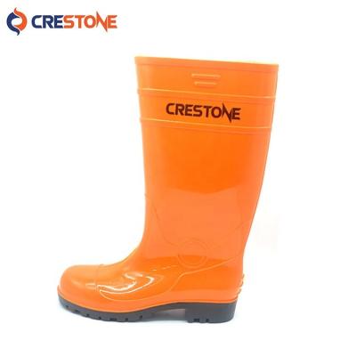 China Custom Quick-Drying PVC Printed Waterproof Silicone Fashion 8 Print In Rain Boots For Men's Band Head for sale