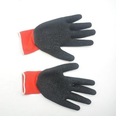 China Soft Breathable Anti Latex 9# L Size Safety Construction Work Double 13 Needle Gardening Gloves for sale