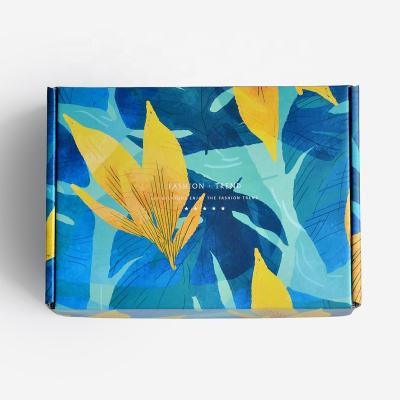 China Recycled Materials Corrugated Custom Colored Printed Shipping Cardboard Small Boxes for sale