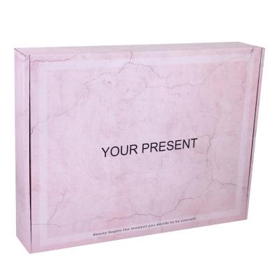 China Recycled materials custom a4 package printed logo gift apparel packaging paper box boxes with lid for sale