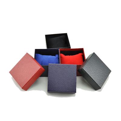 China Recycled Materials Wholesale Luxury High Quality Paper Packaging Custom Watch Boxes With Pillow Insert for sale