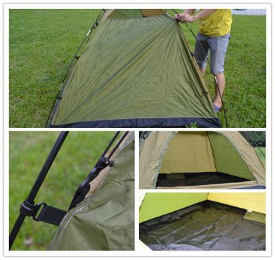 China Double Layer Dome Two Person Waterproof Camping Tent with air - ventilated Fly Sheet for sale