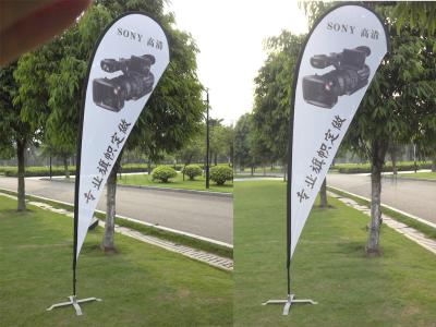 China Single Side Beach Flag Banners for sale