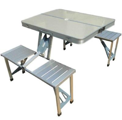 China tabla y sillas de aluminio que acampan plegables en venta