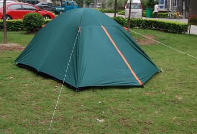 China Nylonhauben-wasserdichtes Campingzelt gründete für 3 - 4 Person/kampierendes Familien-Zelt zu verkaufen