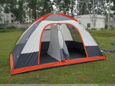 China Ultralight Aluminium-und wasserdichtes Campingzelt-/2 Schlafzimmer Nylonzelt Oxfords zu verkaufen