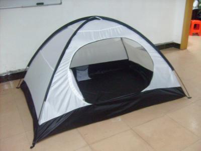 China Easy Up Waterproof Camping Tent in 190T Polyester With 7mm Fiberglass Frame for sale