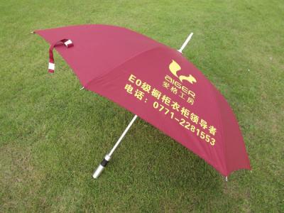 China Durable Windproof Wheel Air Vent Custom Golf Umbrellas For Outdoor Display for sale