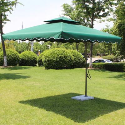 China Round / Square Outdoor Patio Umbrellas With Aluminium Pole , Large Garden Parasol for sale