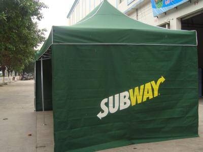 China Anti - flaming Aluminum Folding Canopy Tent For Picnic / SUBWAY Noshery Promotion for sale