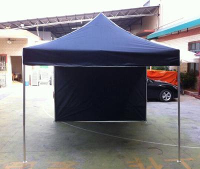 China Navy Color 2.5 x 2.5 m Outdoor Display Tent with 1 Back Wall / Folding Shade Canopy for sale