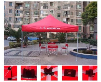 China Logo Printed  Easy Up Folding Gazebo Tent For Advetising / Trade Show Pop Up Tent for sale