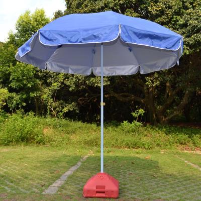 Chine Sérigraphiez imprimer le parapluie de plage protégeant du vent, parasol UV extérieur de Sun de protection à vendre