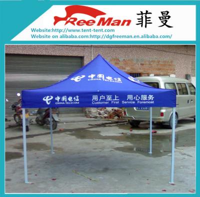 China Blue Heavy Duty Folding Gazebo Tent For Promotional Event , Steel Frame for sale