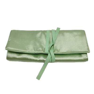 China Satin Custom Design Satin Silk Make Up Bag Cosmetic for sale