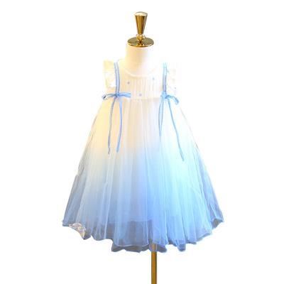 China New Breathable Summer Girl Dress Princess Gauze Skirt for sale