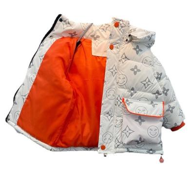 China Sustainable boy's jacket cotton-padded alien air padded down cotton-padded jacket with thick warm coat for sale