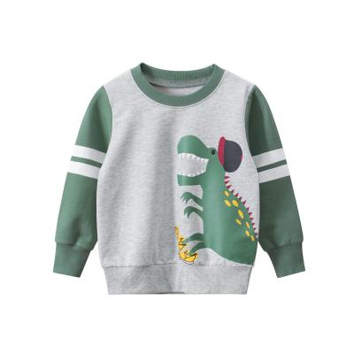 China Korean Children's Clothing Anti-wrinkle Children's Clothing Autumn/Winter New Boy's Hoodie Dinosaur Pattern for sale