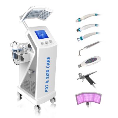 China Exfoliators Oxygen Dermabrasion 8 In 1 Diamond Microdermabrasion Machine With Spray Gun for sale