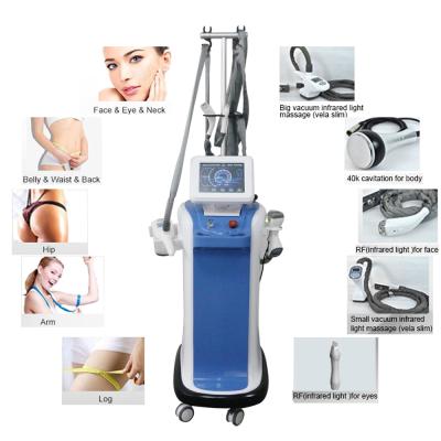 China Professional Weight Loss Body Cellulite Removal RF Vacuum Roller Veils Body Shape 3 Contouring Slimming Machine for sale