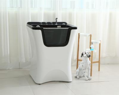 China Dog spa free acrylic manufacture/dog grooming tubs/free bathtub silver, bubble spa function, easy operation for sale