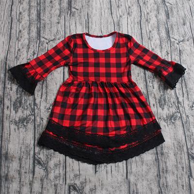 China Wholesale Winter Viable Casual Dresses Girls Dress Kids Lovely Dresses Baby Dress Pattern Design for sale