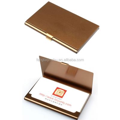 China RFID Blocking Protects Men Metal Stainless Steel Aluminum Business ID Credit Bank Name Card Cashier for sale