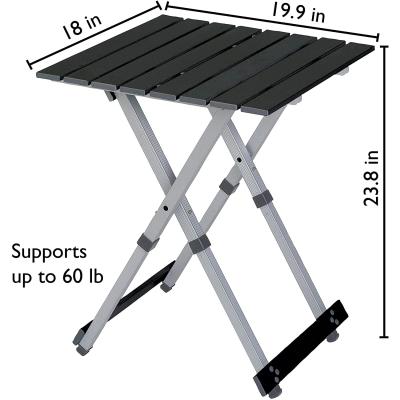 China Minimalist New Products Launched Outdoor Picnic Aluminum Alloy Folding Table for sale