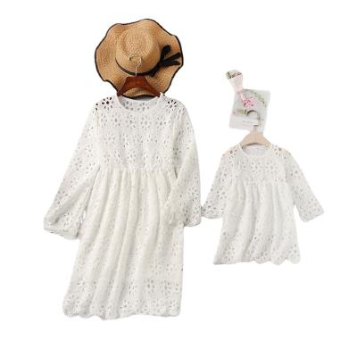 China Matching Matching Outfits Mommy And Me Family Kids Clothing Dresses Mother Daughter Breathable Outfits for sale