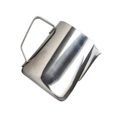 China Modern Minimalist Sustainable Stainless Steel Coffee Milk Jug Milk Frothing Pitcher For Coffee for sale