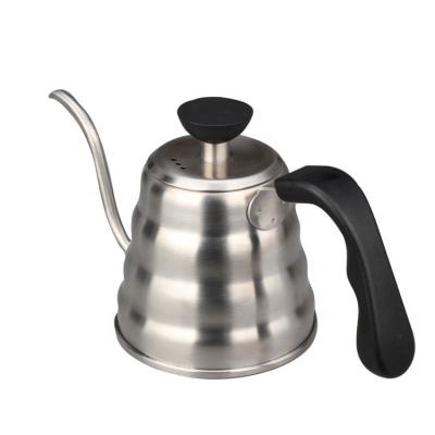 China WITH LID Hot Sale Stainless Steel Cloud Shape Gooseneck Coffee Kettle with Plastic Handle for sale