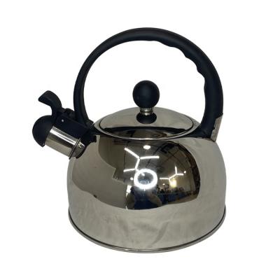 China Sustainable Household Stainless Steel Whistling Kettle Large Capacity Kettle For Camping Stove for sale