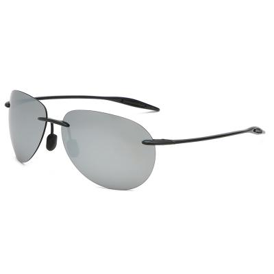 China Rimless Sports Sunglasses Maui Tr.90 Unisex Sport Polarized Sunglasses For JIM for sale