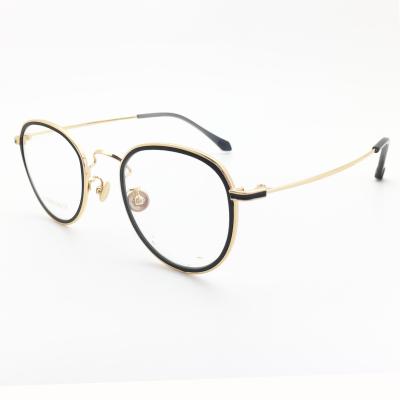 China Optical frames round titanium glasses frames monturas gafas optik glasses for sale