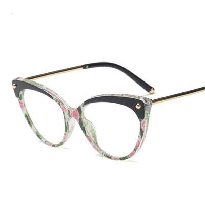 China Spectacle Frames 93308 Ladies Retro Vintage PC Plastic Optical Frames Eyewear Glasses Manufacturers for sale