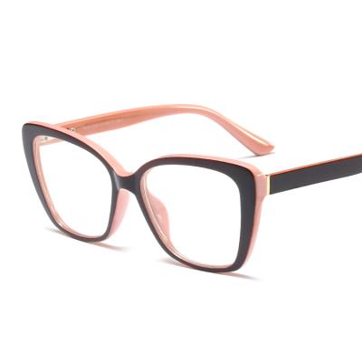 China Optical Frames 92174 Fashionable Cat Eye Glasses Italy Designer Optical Frames for sale