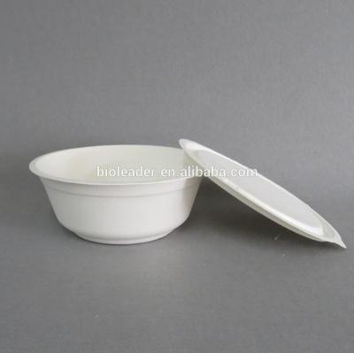 China CLASSIC Bowls Type Disposable Stocked Sugarcane Bagasse Biodegradable Tableware & Soup Bowl Eco - Friendly With Lid (12oz-32oz) for sale