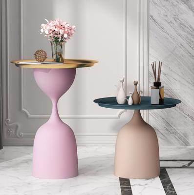 China Eco-friendly Simple Modern Nordic Creative Side Some Princess Roll Up Small Fresh Decor Corner Table for sale