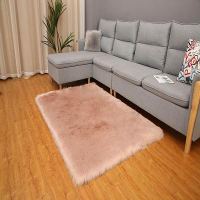 China Cheap Price Washable Shaggy Throw Blankets And Rugs Nordic White Fur Covering Inside for sale