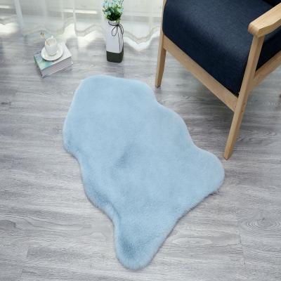 China Living Room Blankets Factory Wholesale Decorative Washable Faux Fur Blanket Rabbit Fur Blankets Suppliers for sale