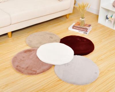 China Modern Soft Washable Washable and Shaggy Faux Rabbit Fur Blankets and Floor Mat Living Room High Quality Blankets for sale