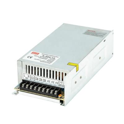 China MFW 500w 12v Constant Voltage Power Supply with Universal AC Input Factory S-500-12 for sale