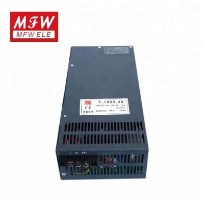 China LED lighting or others OEM 20amp 48v 1000w dc power supply led driver S-1000-48 for sale