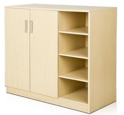 China Unidades de almacenamiento de madera de almacenamiento de Mordern del organizador interior de los gabinetes con las puertas en venta