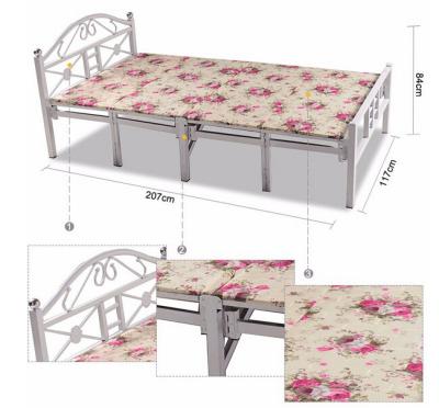 China Compact Folding Single Guest Bed , Queen Size Folding Guest Beds For Small Rooms for sale