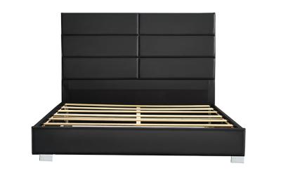 China Durable High Back Modern Upholstered Beds With Drawers Wood Slat And High Density Foam for sale