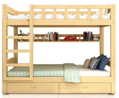 China Amazing Home Wooden Furniture Bunk Beds For Girls Single Size Environmentally for sale